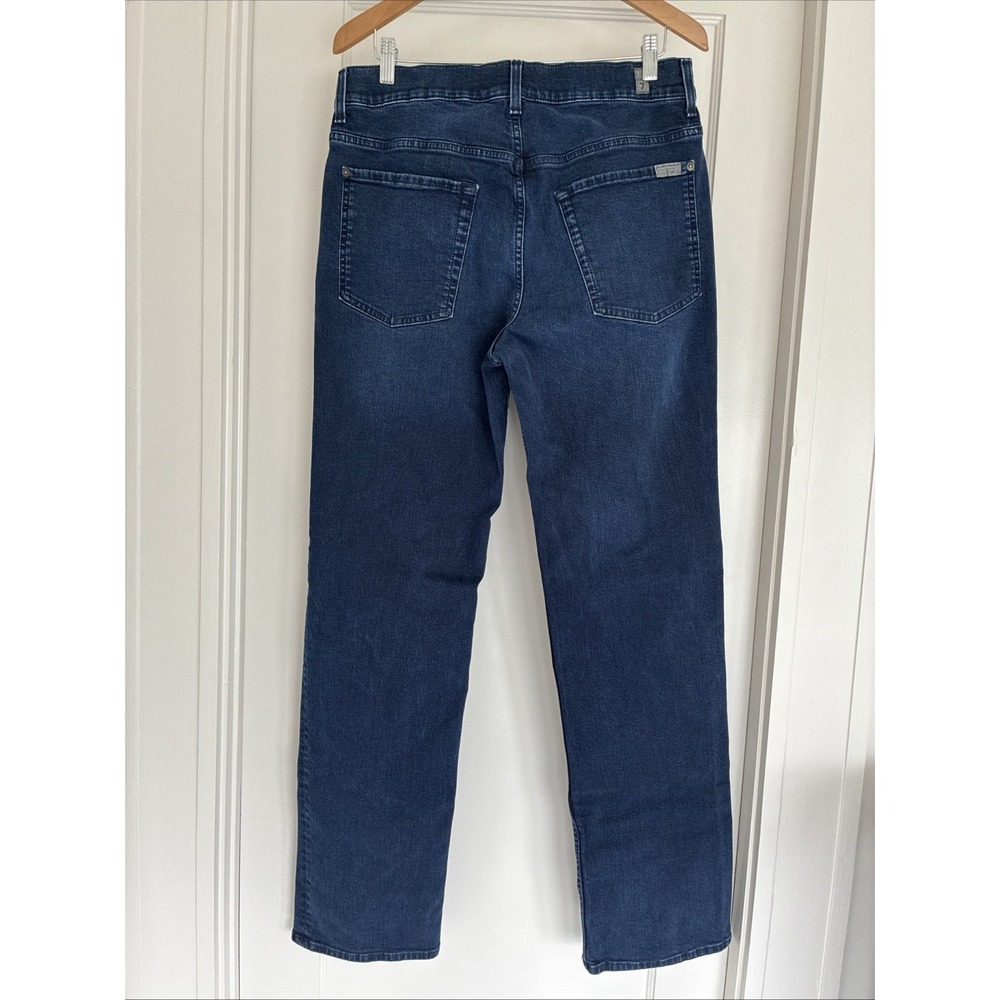 Seven 7 For All Mankind Austyn Mens Straight Jeans Denim 33x33. Dark Wash - Picture 5 of 9